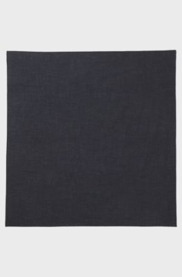Square bandana in cotton, Dark Blue