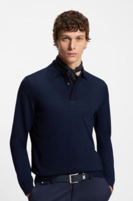 Bandana carr&eacute; en coton, Bleu fonc&eacute;