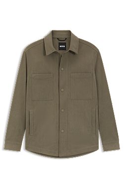 Relaxed-fit jacket in performance corduroy
