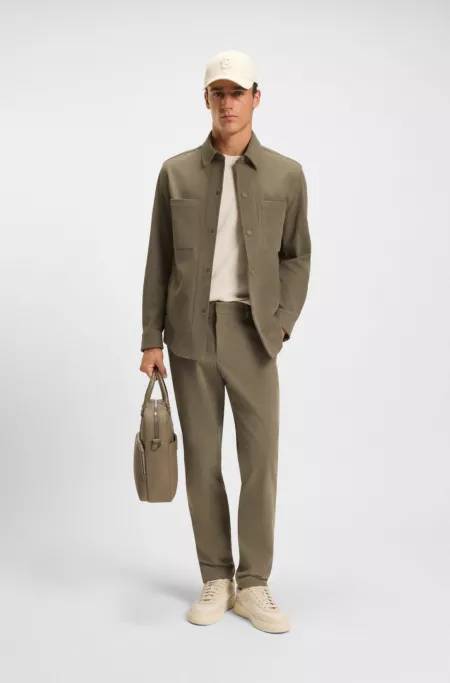 Relaxed-fit jacket in performance corduroy