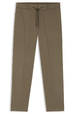 Relaxed-fit stretch trousers in Tech Corduroy