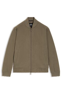 Slim-fit jacket in stretch corduroy