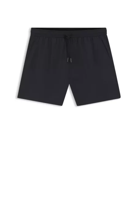 BOSS BY BECKHAM swim shorts in soft-touch fabric