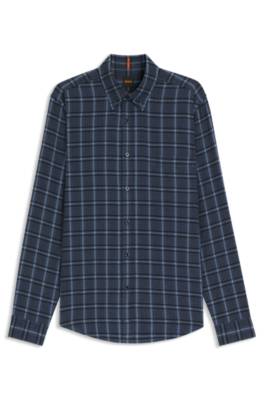Regular-fit shirt in cotton flannel 1