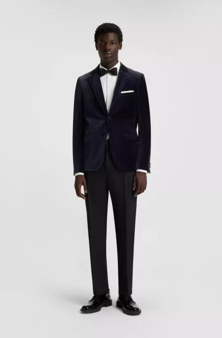 Veste Extra Slim en velours de coton