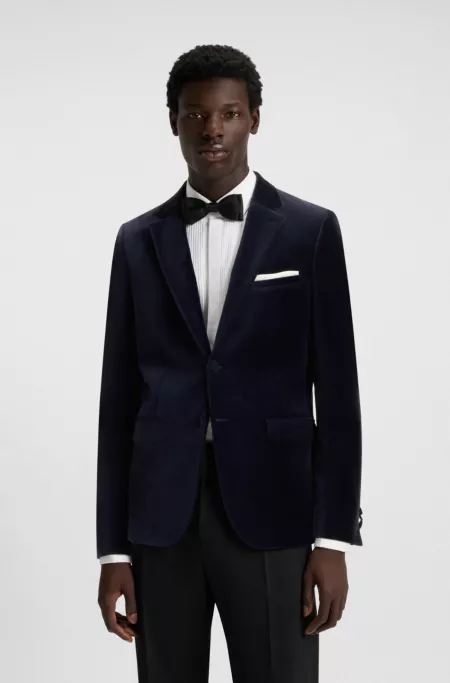 Veste Extra Slim en velours de coton