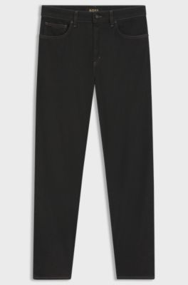 BOSS x ASTON MARTIN jeans with aluminium overdye, Black