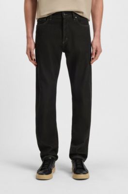 BOSS x ASTON MARTIN jeans with aluminium overdye, Black