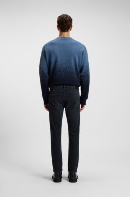 Delaware slim-fit jeans in blue-black soft-motion denim, Dark Blue