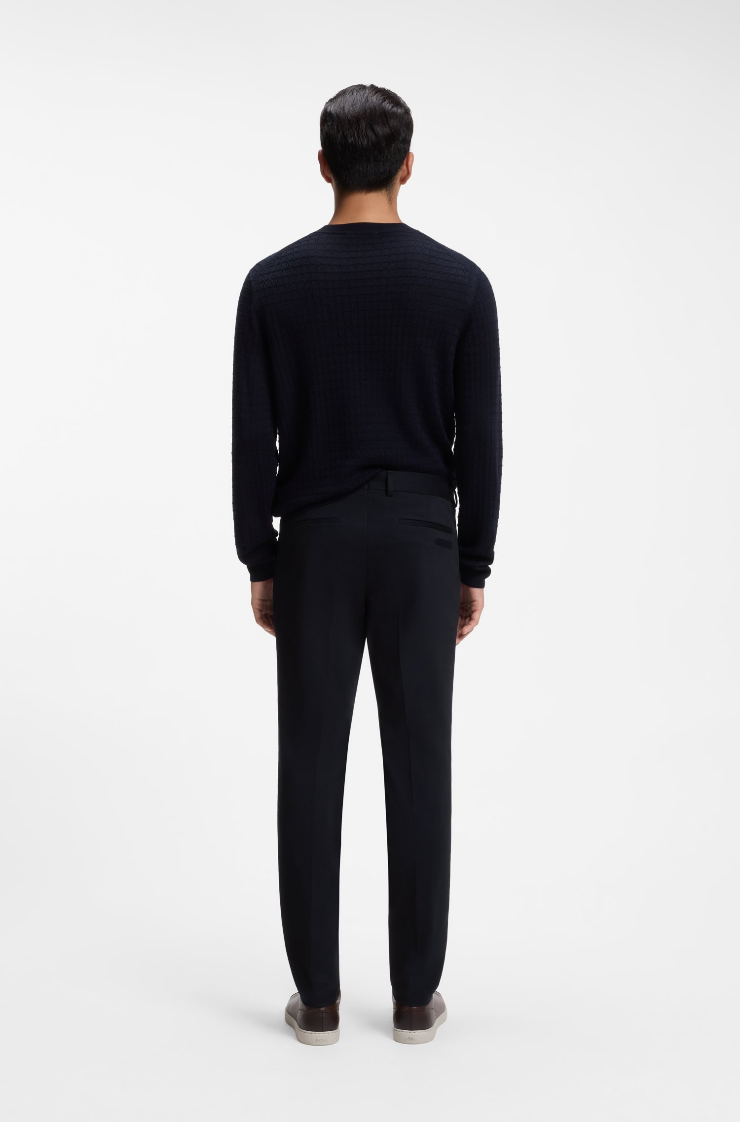 Boss Slim-fit cotton-blend trousers byxor herr – bild 2