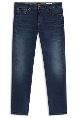 Maine regular-fit jeans in blue soft-motion denim
