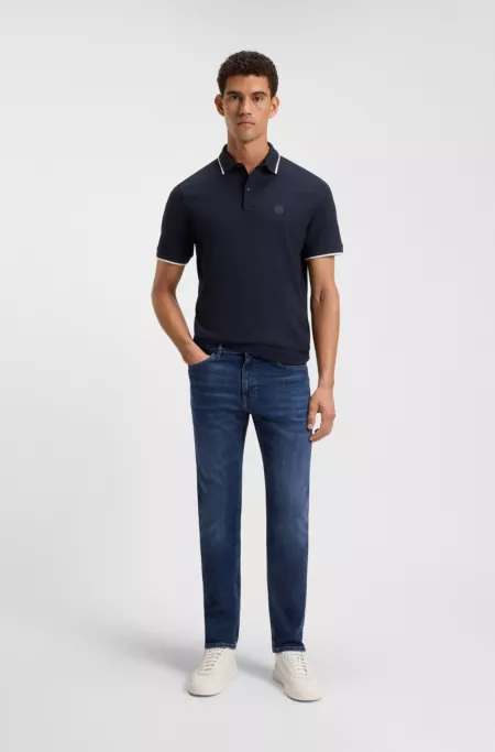 Delaware slim-fit jeans in blue comfort-stretch denim
