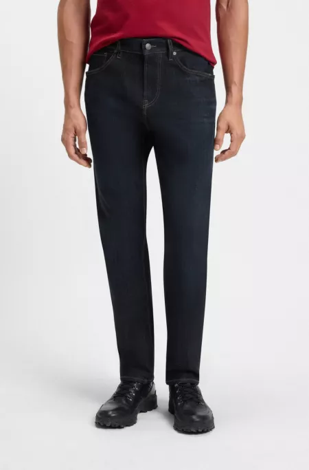 Maine regular-fit jeans in blue soft-motion denim