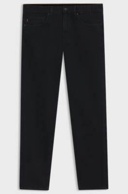 Delaware slim-fit jeans in blue comfort-stretch denim, Dark Blue