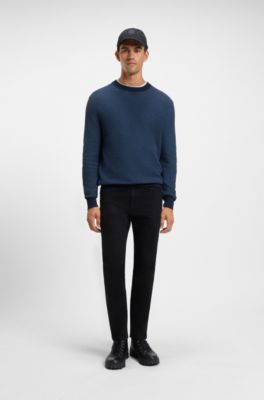 Delaware slim-fit jeans in blue comfort-stretch denim, Dark Blue