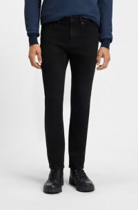 Jean Slim Delaware en denim stretch bleu confortable, Bleu foncé