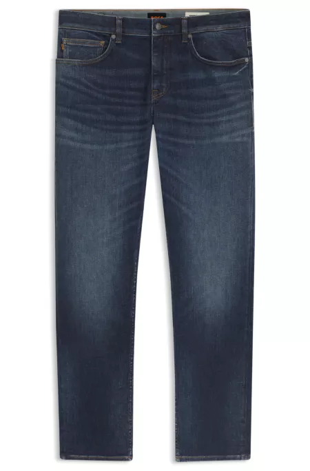 Delaware slim-fit jeans in blue soft-motion denim