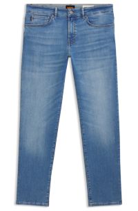 Maine regular-fit jeans in indigo stretch denim, Blue