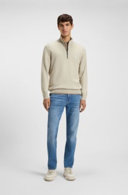 Maine regular-fit jeans in indigo stretch denim, Blue