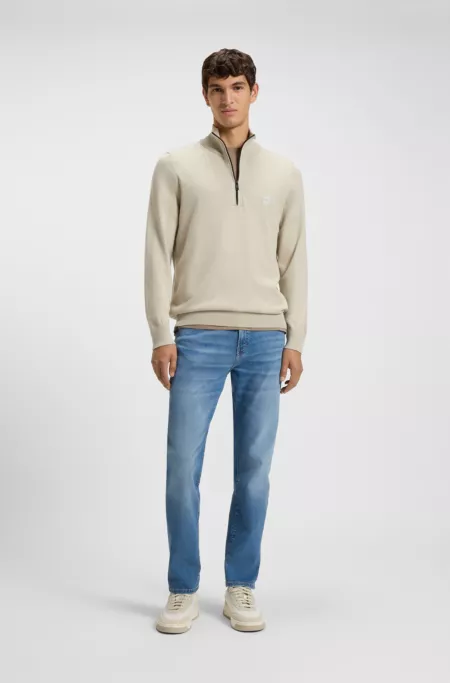 Maine regular-fit jeans in indigo stretch denim