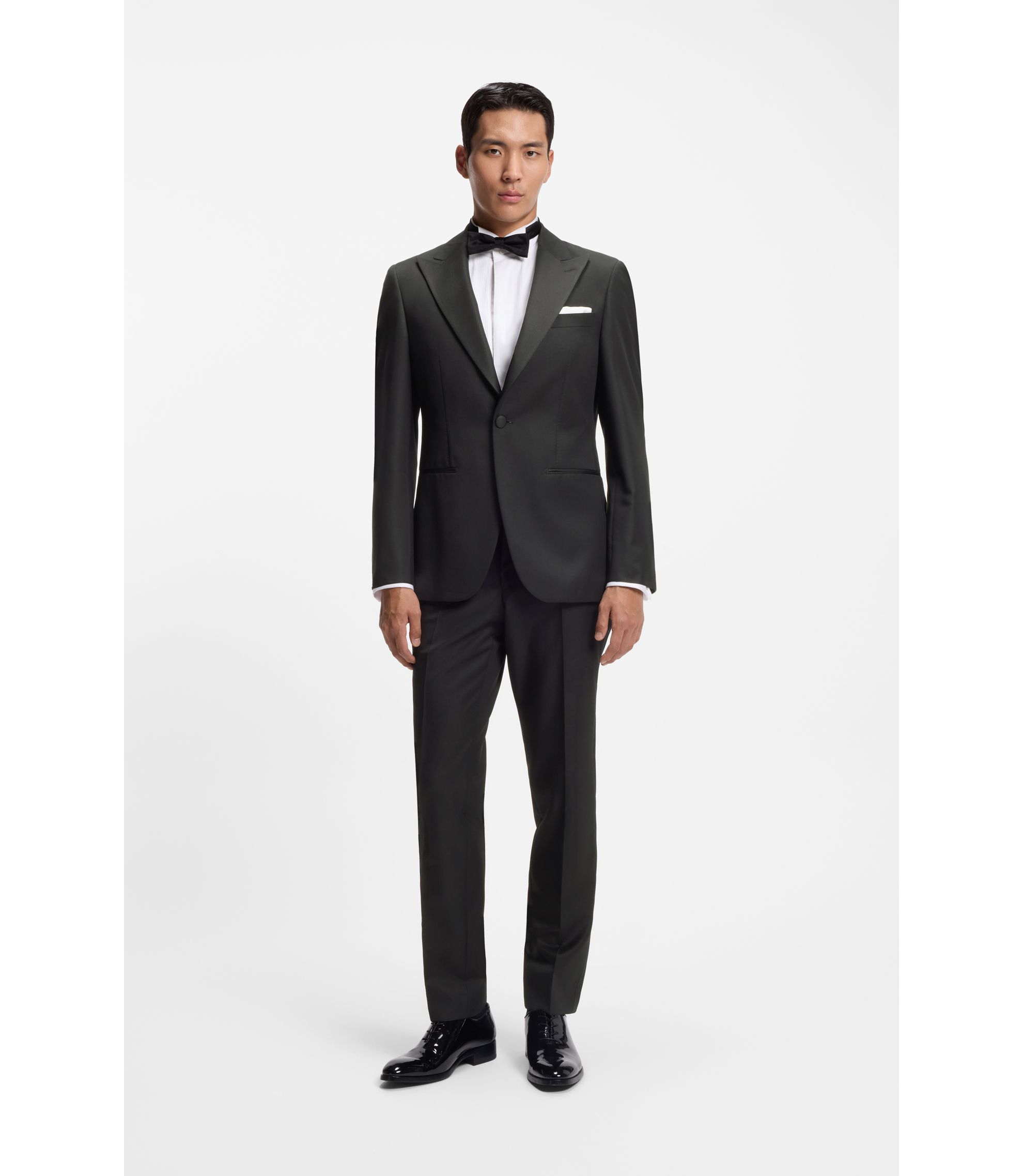 試着のみ M HUGO BOSS スーツ ブラック BOSS | Made to Measure Suits| Tailor Made for Men