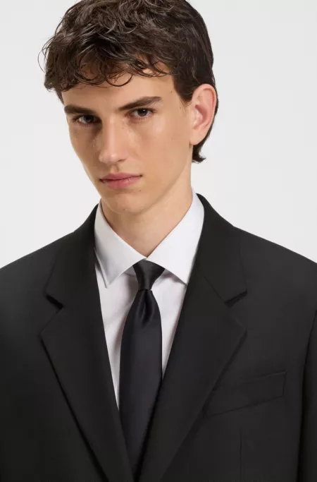 Modern-Fit Anzug im Stretch-Twill, zweiteilig