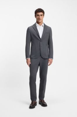 Dressletic loafers in leather with penny trim, Dark Brown