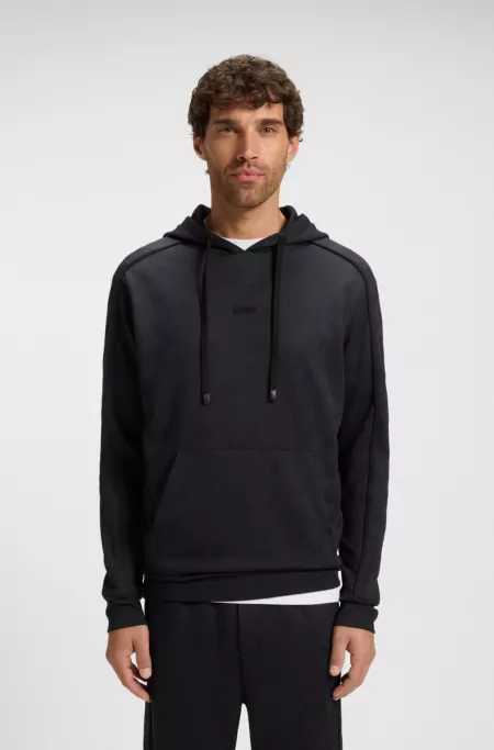 Sweat à capuche Regular en jacquard matelassé