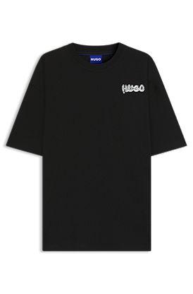 T-shirt unisexe en jersey de coton à logos imprimés