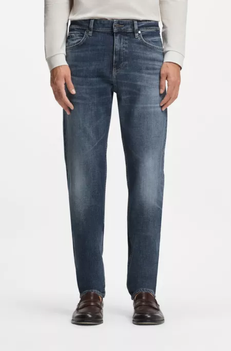 Maine regular-fit jeans in blue comfort-stretch denim