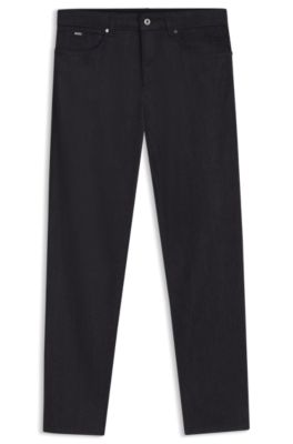 Maine regular-fit jeans in navy Italian denim, Dark Blue