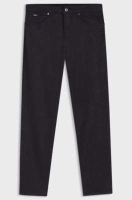 Maine regular-fit jeans in navy Italian denim, Dark Blue