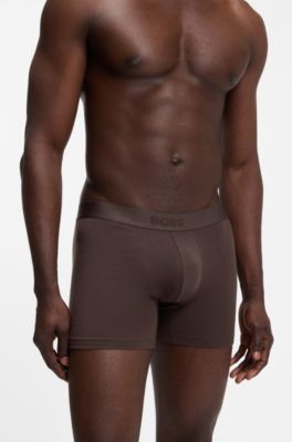 3-pack boxer briefs, Light Brown