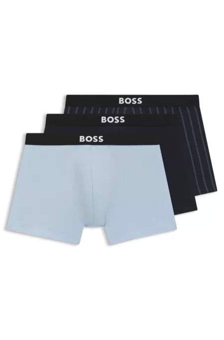 Three-pack of stretch-cotton boxer briefs