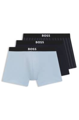 Three-pack of boxer briefs in stretch cotton