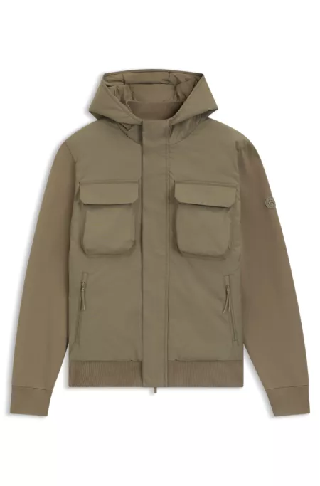 Hooded regular-fit jacket with GORE-TEX®