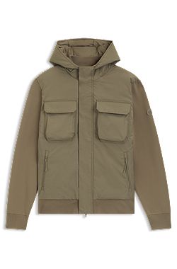 Hooded regular-fit jacket with GORE-TEX®