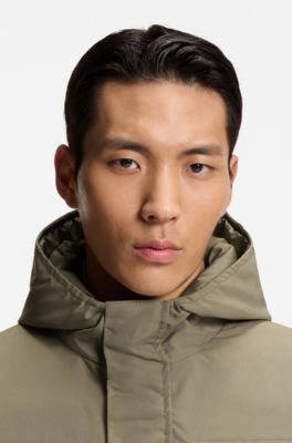 Hooded regular-fit jacket with GORE-TEX&reg;, Light Brown