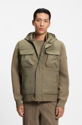 Hooded regular-fit jacket with GORE-TEX&reg;, Light Brown