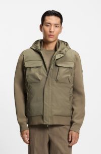 Regular-fit jas met capuchon en GORE-TEX®, Lichtbruin