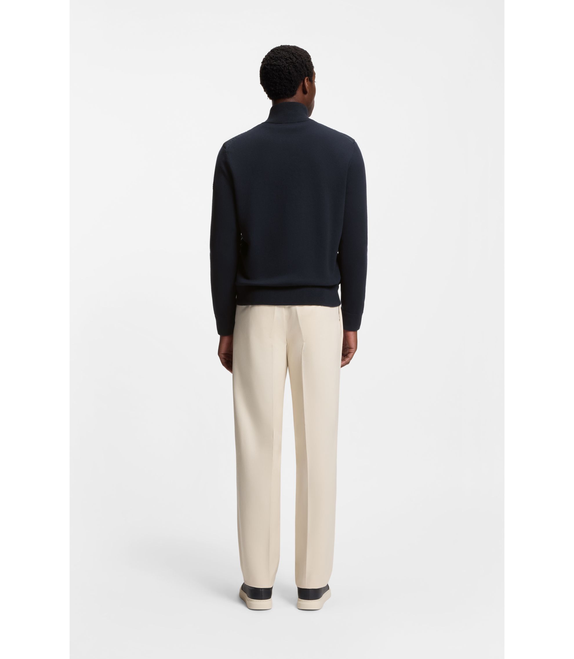 BOSS アイボリー パデッドジャケット HUGO BOSSホワイトMenジャケット