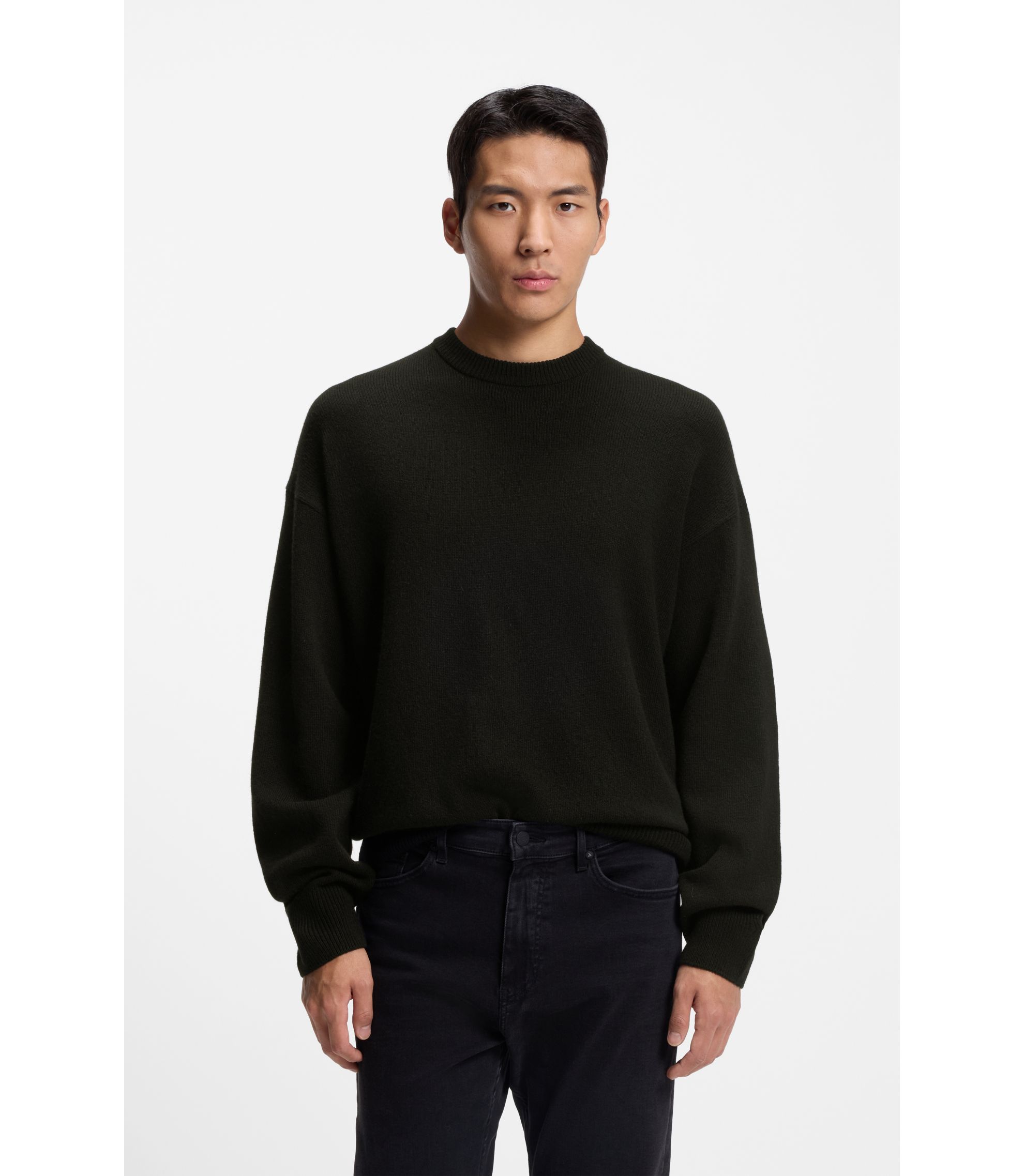 Relaxed-Fit Pullover aus Schurwolle