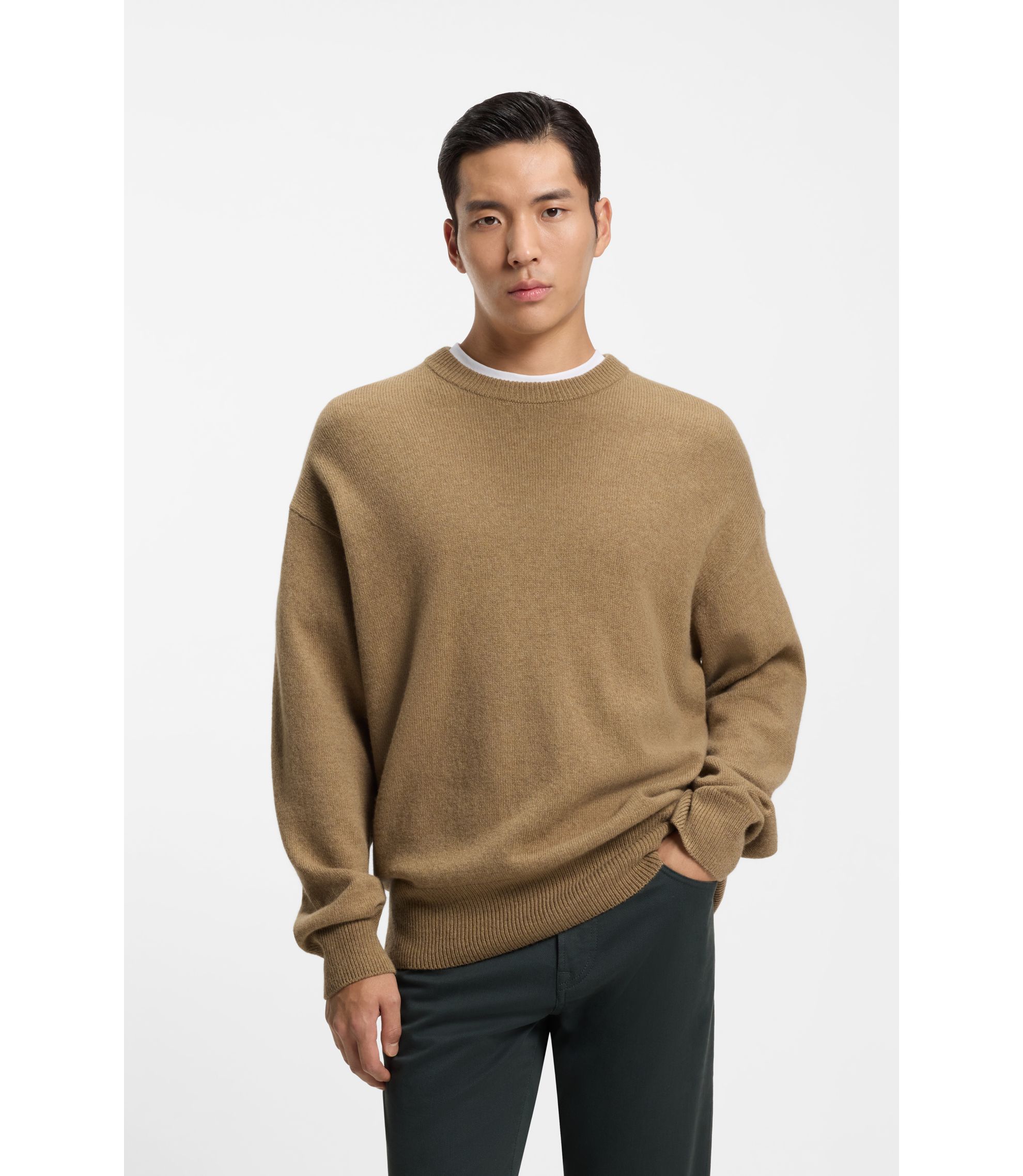 Relaxed-Fit Pullover aus Schurwolle