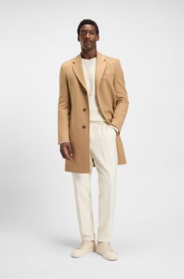 Relaxed-fit sweater with structured pattern, Natural