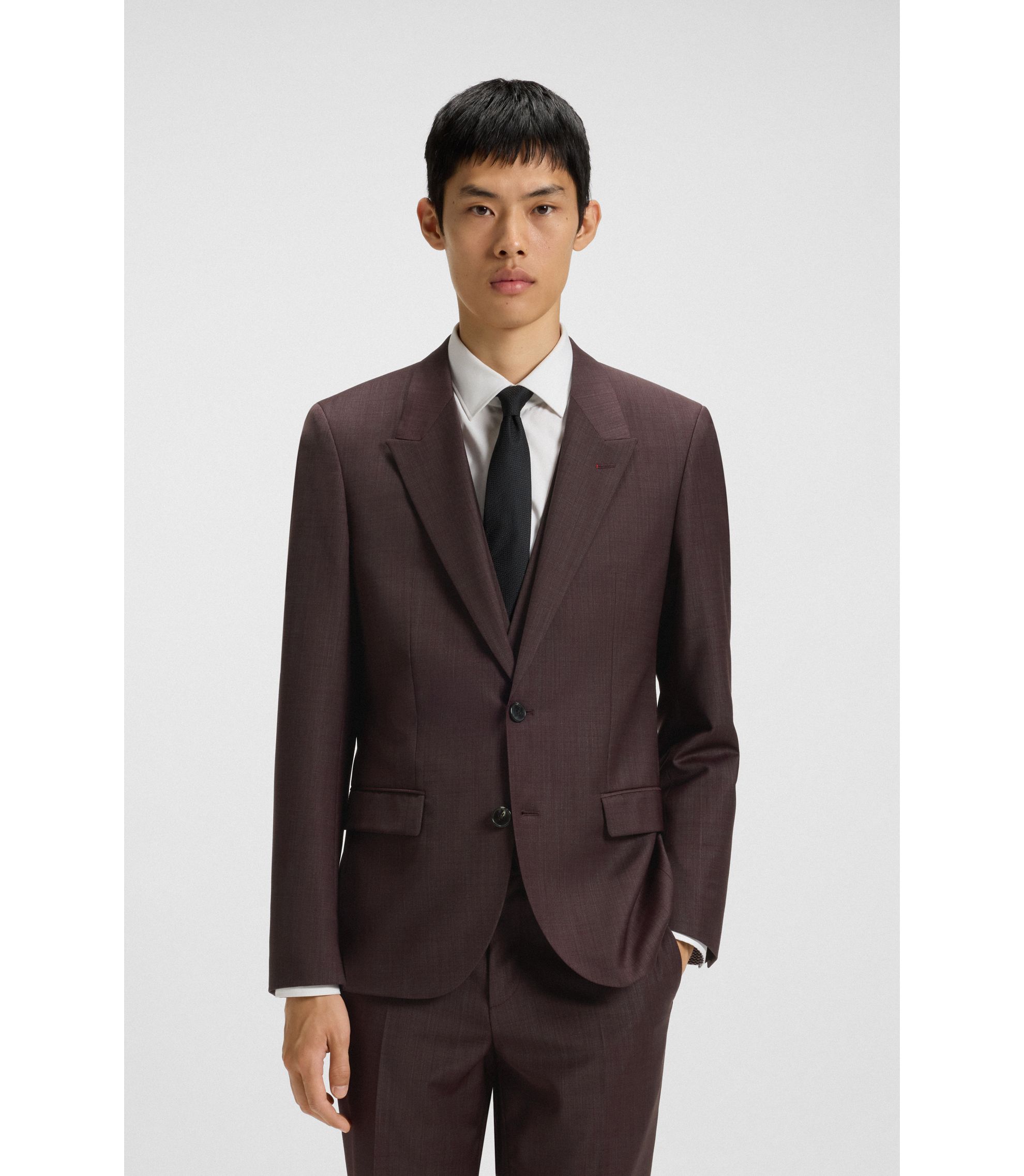 最高級BOSS現行モデル ダブル セットアップスーツ極美品 最高級BOSS現行モデル ダブル セットアップスーツ極美品 メンズスーツ