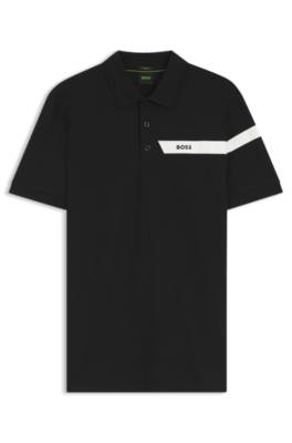 Active Paddy polo shirt in cotton-blend piqué 1