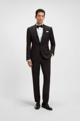 Slim-fit shirt in Italian-made cotton poplin, White