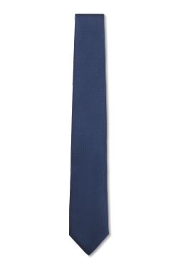 Silk-blend tie with jacquard structure