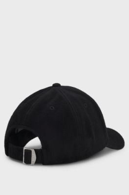 Wool-silk cap with twill lining, Black