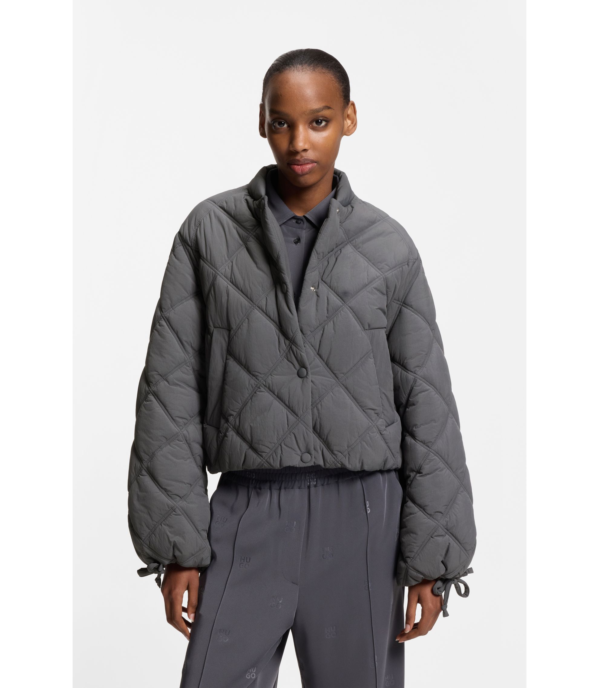 Burton グレー キルティングジャケット JOURNAL STANDARD キルティングジャケット グレー